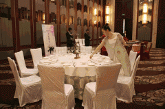 为酒店办事豪杰们喝采及表